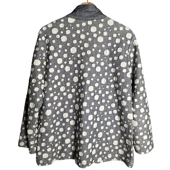 Focus Casual Life Small Cotton Sleeve Knit Cardigan Jacket Shacket Women's - Picture 2 of 7